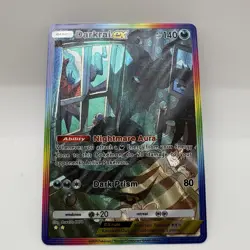 Darkrai EX Pokemon TCG Pocket Illustration Rare Textured Holo Custom - Image 1