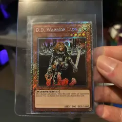 D.D. Warrior Lady Platinum Secret Rare RA03-EN129 Yugioh - Image 1