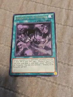 Yugioh Tenacity of the Monarchs rare Sece-en061 Rare 1st LP - Image 1