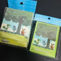 Snivy Oshawott Tepig Deck Box Case & Card Sleeve Pokemon Center Japan Limited - Image 1