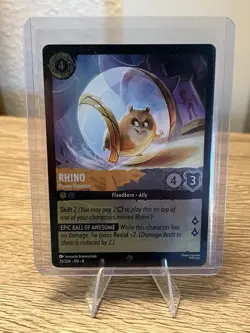 ~COLD FOIL RHINO Power Hamster Disney Lorcana Reign of Jafar Card 30/204~ - Image 4