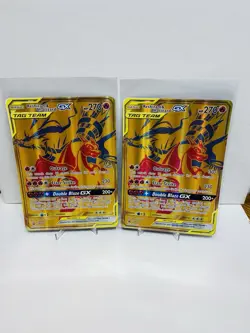 Reshiram & Charizard GX SM247 Sm Promos Holo TWO JUMBO CARDS - Image 2