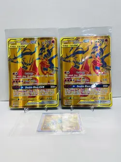 Reshiram & Charizard GX SM247 Sm Promos Holo TWO JUMBO CARDS - Image 5