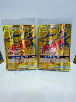 Reshiram & Charizard GX SM247 Sm Promos Holo TWO JUMBO CARDS - Image 7