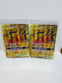Reshiram & Charizard GX SM247 Sm Promos Holo TWO JUMBO CARDS - Image 8