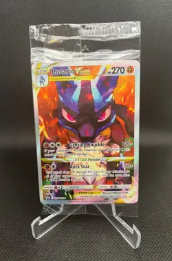 Lucario VSTAR Swsh291 Swsh: Sword & Shield Promo Cards Holo SEALED - Image 3