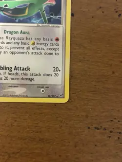 Pokemon Rayquaza 22/107 Rare Non-Holo Card - EX Deoxys Set - NM Condition - Image 14
