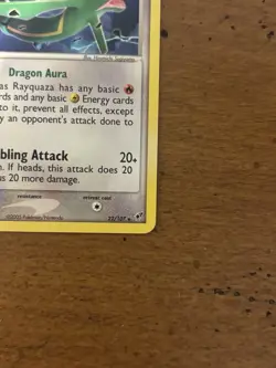 Pokemon Rayquaza 22/107 Rare Non-Holo Card - EX Deoxys Set - NM Condition - Image 4
