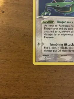 Pokemon Rayquaza 22/107 Rare Non-Holo Card - EX Deoxys Set - NM Condition - Image 5