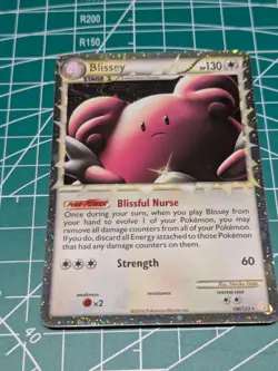 Blissey Prime HeartGold SoulSilver Holo Rare Pokémon TCG Card 106/123 - Image 1