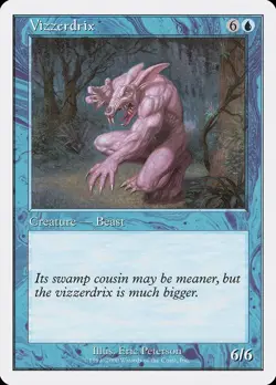 Vizzerdrix Starter 2000 NM Blue Rare MAGIC THE GATHERING MTG CARD ABUGames - Image 1