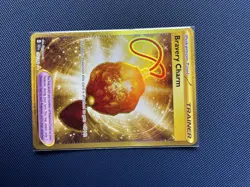 Pokemon TCG Bravery Charm Stellar Crown Gold Secret Hyper Rare Card 175/142 - Image 3