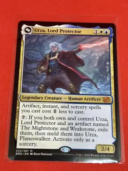 URZA, LORD PROTECTOR The Brothers' War 225/287 Magic MTG MINT CARD - Image 3