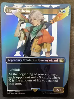 Hope Estheim Borderless Foil Card FIN-0396 Rare Magic: The Gathering - Image 1