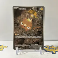 Stunfisk 202/191 Illustration Rare Surging Sparks Pokémon Card - Mint - Image 1