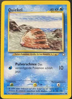 Swinub Quiekel 79/111 (German) Neo Genesis - Pokémon Card - Image 1