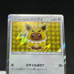 Poncho-wearing Eevee 138/SM-P Promo Mega Campaign Japanese Pokemon Card #DA31 - Image 11