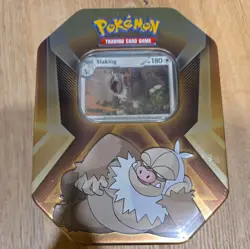 Pokemon Triple Whammy SLAKING Tin 3 Booster Packs 3 Foil Cards TCG New & Sealed - Image 3