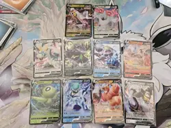 Pokemon TCG Ultra Rare Card Bundle 10 v Cards All NM Or Better Bundle 2 - Image 1