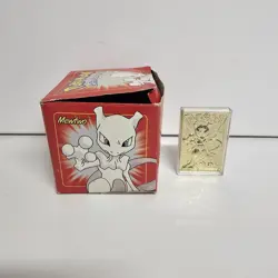 Mewtwo 23K Gold Pokémon Card 1999 Burger King w/ Original Box (No Pokéball) - Image 5