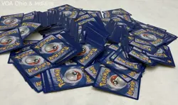 Large Lot Of Bulk Common Pokémon Cards In Torterra Metal Collector's Tin - Image 8