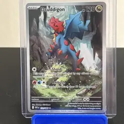 Pokemon Druddigon Card - Basic, 120 HP, Shred & Ambush Moves 151/086 - Image 3