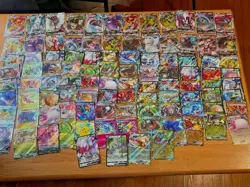 Japanese Pokémon Bulk Lot: V, VMAX, VSTAR, and ex Cards - 100 cards - Image 1