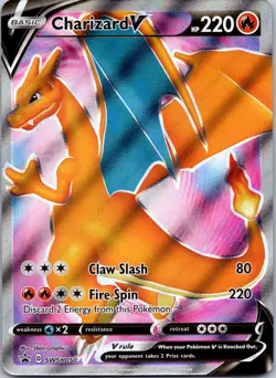 Charizard V SWSH050 NM Pokemon Card TCG - Image 1