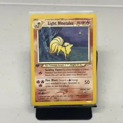 Light Ninetales 50/105 1st Edition Neo Destiny Pokemon TCG - LP/MP - Image 1