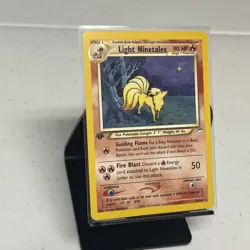 Light Ninetales 50/105 1st Edition Neo Destiny Pokemon TCG - LP/MP - Image 5