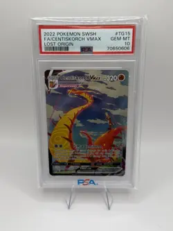 2022 POKEMON SWSH FA/CENTISKORCH VMAX LOST ORIGIN PSA 10 - Image 4