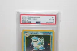 Vintage 2000 Original Pokémon Blastoise Base Set 2 II Holo #2/130 PSA Graded 4 - Image 13