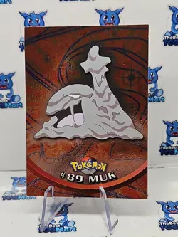 Topps Pokemon - Muk #89 - Topps - Silver Holo Foil - Blue Logo LP/NM - Image 1