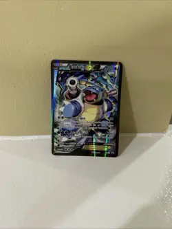Pokemon TCG Card - Blastoise EX XY122 Black Star Promo Full Art XY Holo Rare - Image 1