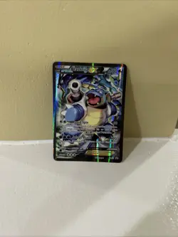 Pokemon TCG Card - Blastoise EX XY122 Black Star Promo Full Art XY Holo Rare - Image 3
