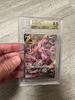 Beckett 9.5 Espeon V Sr Eevee Heroes 081/069 Pokémon Japanese NM+ Alt Art PSA - Image 1