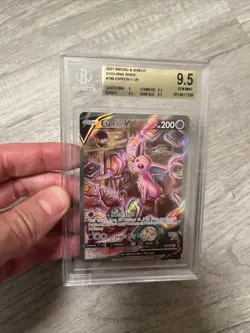 Beckett 9.5 Espeon V Sr Eevee Heroes 081/069 Pokémon Japanese NM+ Alt Art PSA - Image 7