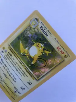 Pokémon TCG Raichu Base Set 14/102 Holo Unlimited Holo Rare. 1999 WIZARDS - Image 11