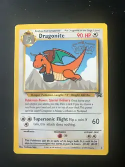 Dragonite Black Star Promo 5 - Pokemon TCG WOTC Promo Vintage 1999 (NM/LP) - Image 1