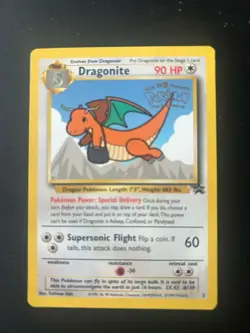 Dragonite Black Star Promo 5 - Pokemon TCG WOTC Promo Vintage 1999 (NM/LP) - Image 3