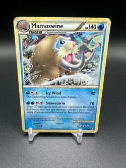 Pokemon Deck Exclusives Mamoswine Cracked Ice Holo Rare #5/102 - Image 1