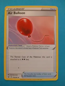 1X LP Air Balloon 156/202 - Sword & Shield Base Set (SWSH01) Pokémon TCG - Image 1