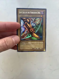 2002 YuGiOh Glossy Exodia Left Leg of the Forbidden One 1st LOB-121 NM - Image 12