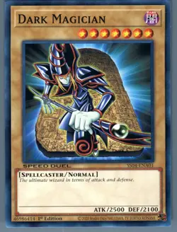 Dark Magician SS04-ENA01 1st Edition Common Speed Duel Match Millennium YuGiOh - Image 1