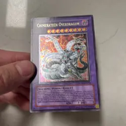 Yugioh Chimeratech Overdragon Ultimate Rare POTD 1st Edition - Image 2