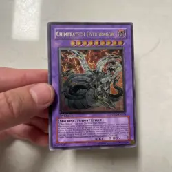 Yugioh Chimeratech Overdragon Ultimate Rare POTD 1st Edition - Image 7