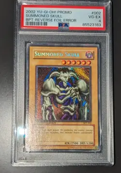 Yugioh BPT-002 Summoned Skull - Collector's Tin Reverse Foil Error - PSA 4 - Image 3