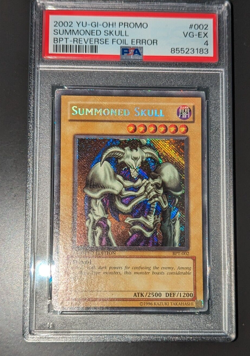 Yugioh BPT-002 Summoned Skull - Collector's Tin Reverse Foil Error - PSA 4 - Image 7