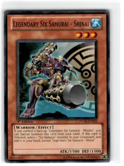 Yu-Gi-Oh! Legendary Six Samurai- Shinai Common STOR-EN023 Moderately Played 1st - Image 1