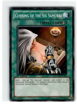Yu-Gi-Oh! Cunning of The Six Samurai Common RYMP-EN109 Moderately Played 1st - Image 1